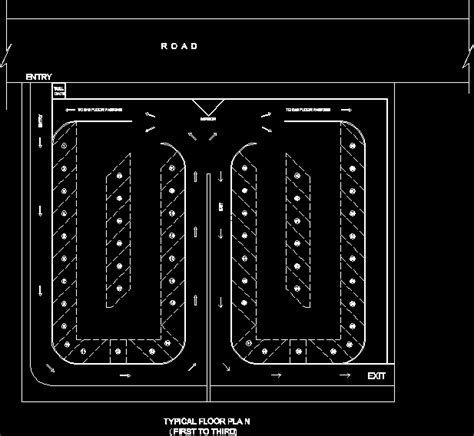 parking lot cad block|parking plan cad block.